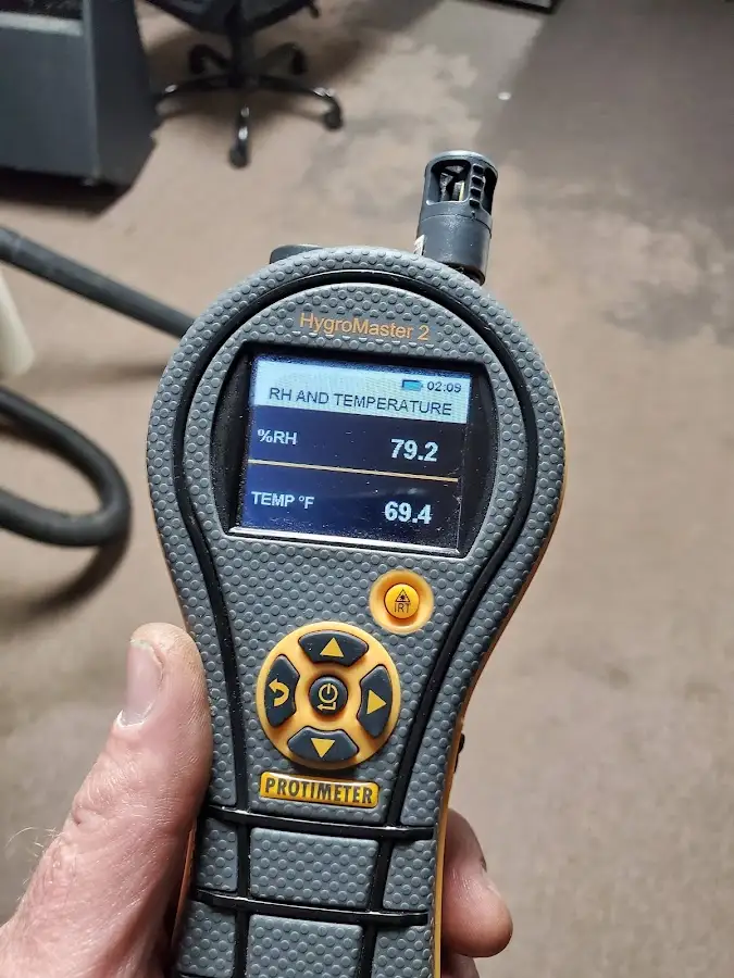 Moisture meter humidity assessment for Mold Remediation & Removal in Canal Winchester